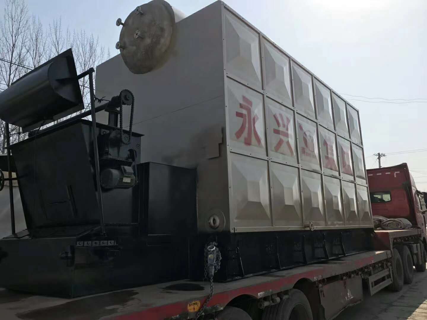 SZS蒸汽锅炉发货现场